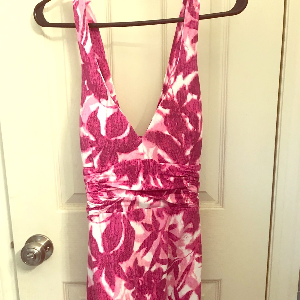 Tommy bahama pink flora dress